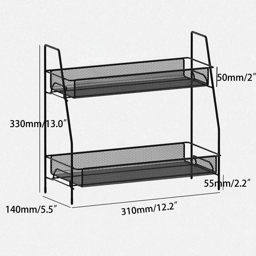 2-Tier Bathroom Shelf Organizer