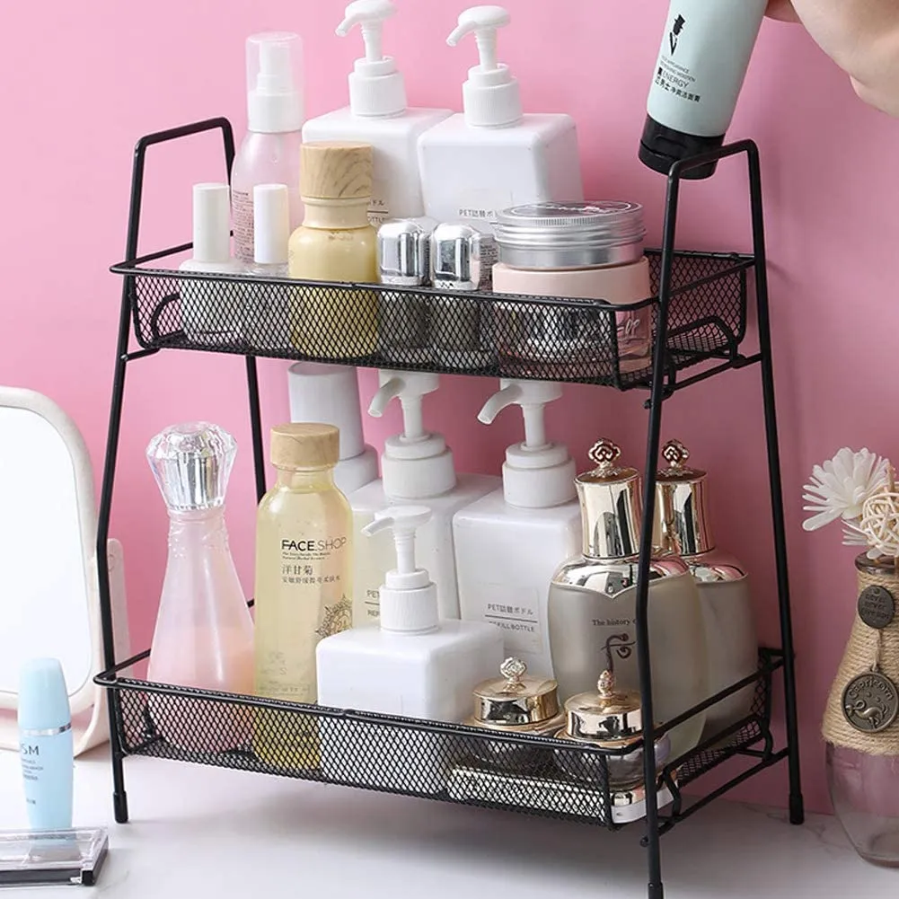 2-Tier Bathroom Shelf Organizer