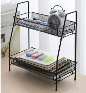 2-Tier Bathroom Shelf Organizer