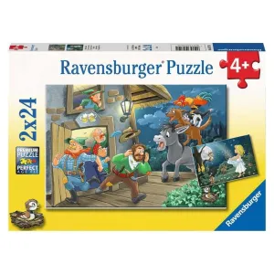 2 x 24 pc Puzzle - Fairytales