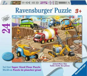 24pc Puzzle - Construction Fun