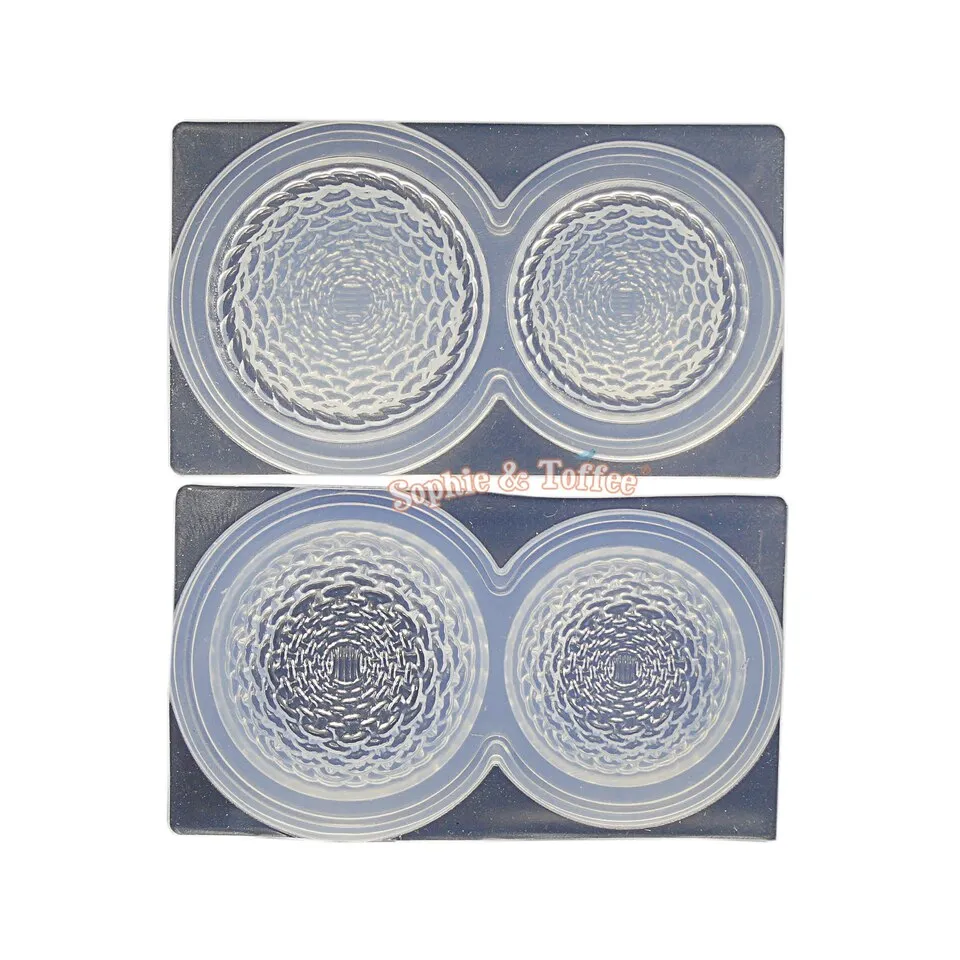 3D Basket Plate Miniature Silicone Mold