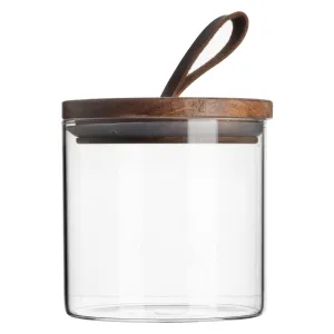 550ml Wooden Loop Lid Storage Jar - By Argon Tableware