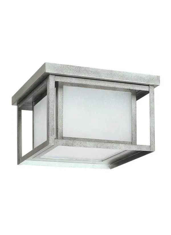 79039EN3-12, Two Light Outdoor Ceiling Flush Mount , Hunnington Collection