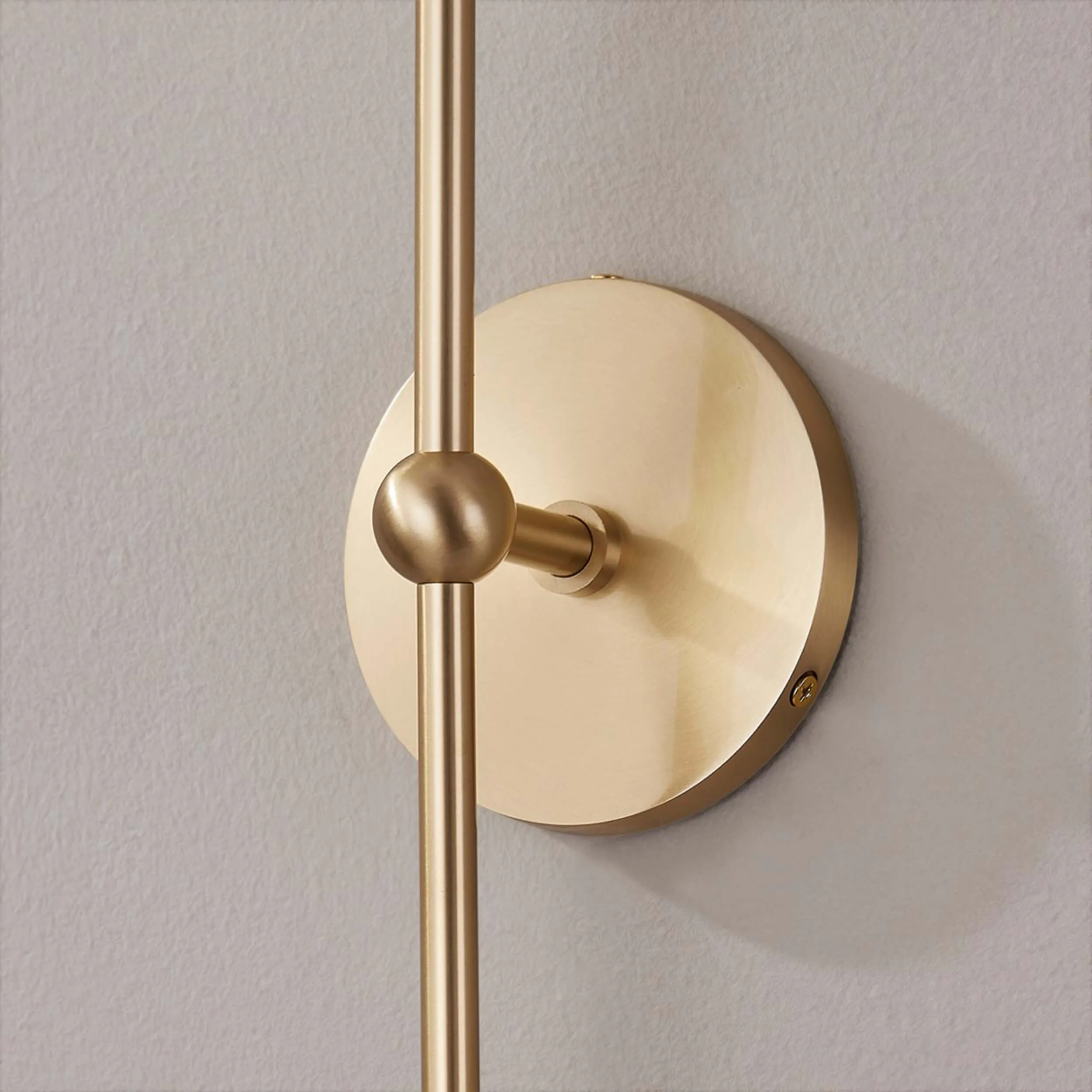 Andrews Sconce, Aged Brass