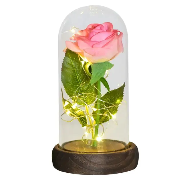 Beauty And The Beast Preserved Roses In Glass