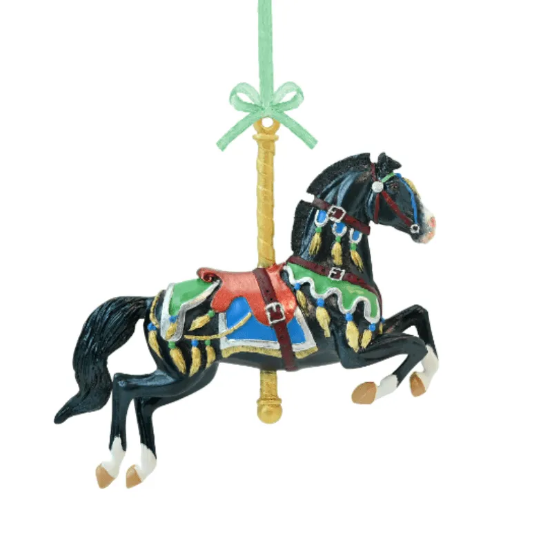 Breyer Ornament 2023 Stablemates Charger Carousel