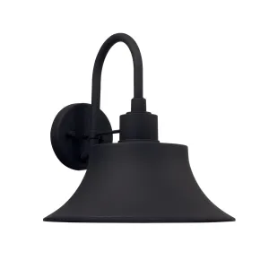 Brock Coastal Outdoor Wall Lantern - 13.25" - Black