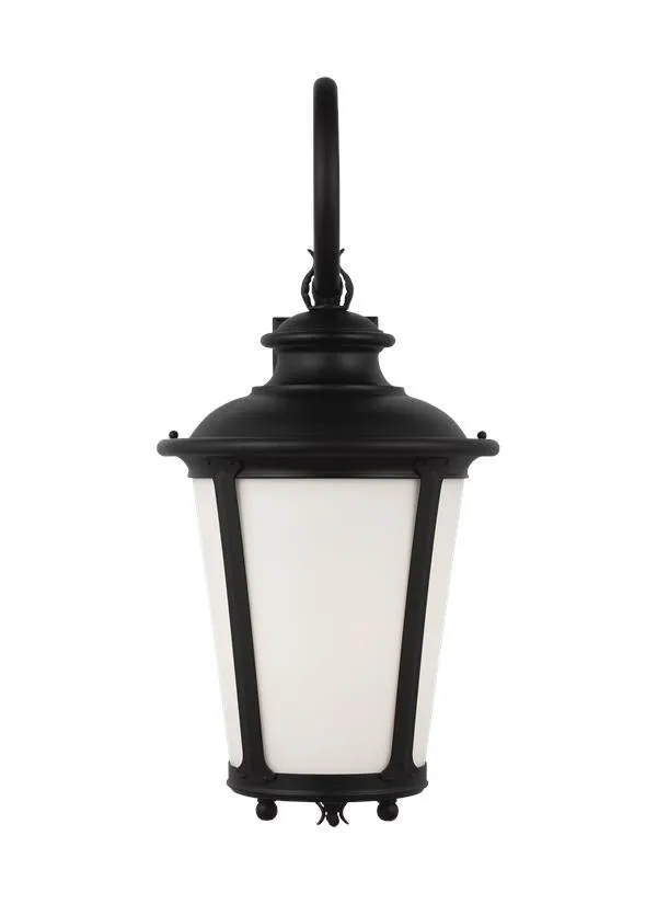 Cape May Collection - One Light Outdoor Wall Lantern | Finish: Black - 88243-12