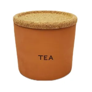 Cauldon Redware Medium Tea Storage Jar in Terracotta Brown