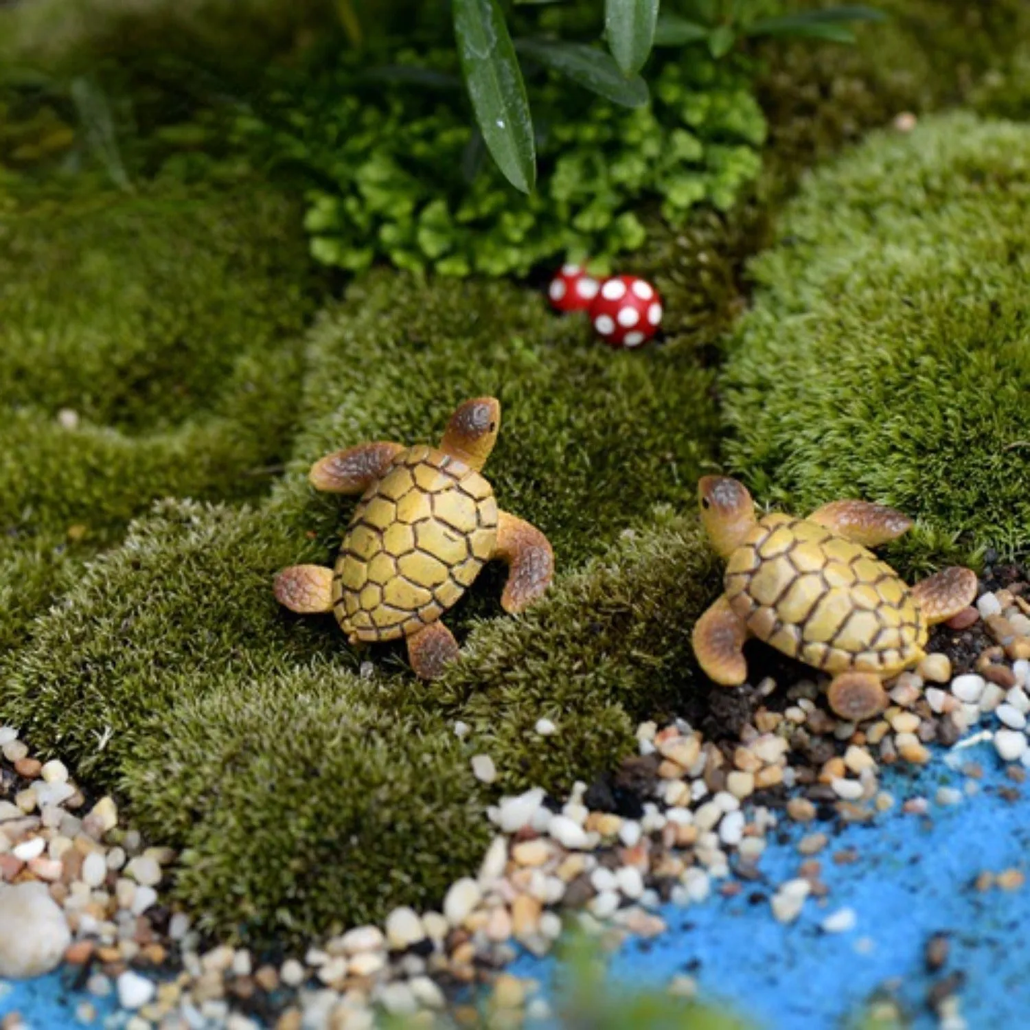 Charming Sea Turtle Miniatures Ideal Fish Tank Decor