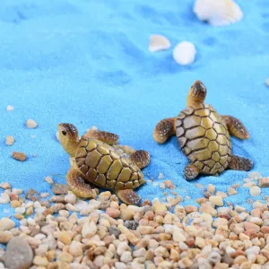 Charming Sea Turtle Miniatures Ideal Fish Tank Decor