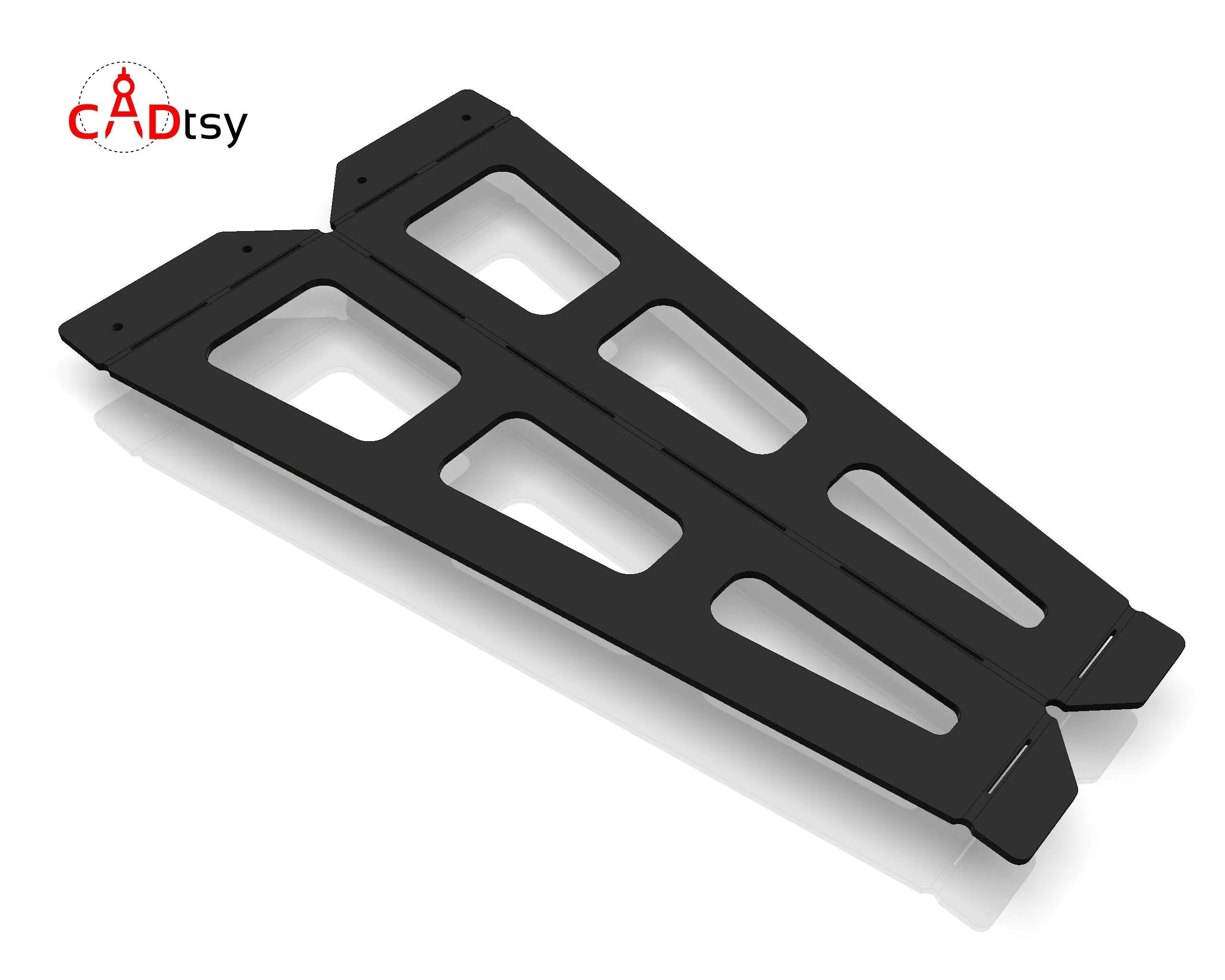 Coffee Table Metal Leg DXF/SVG CNC Laser/Plasma Cutting Files. Heights 305mm (12") & 510 mm (20")