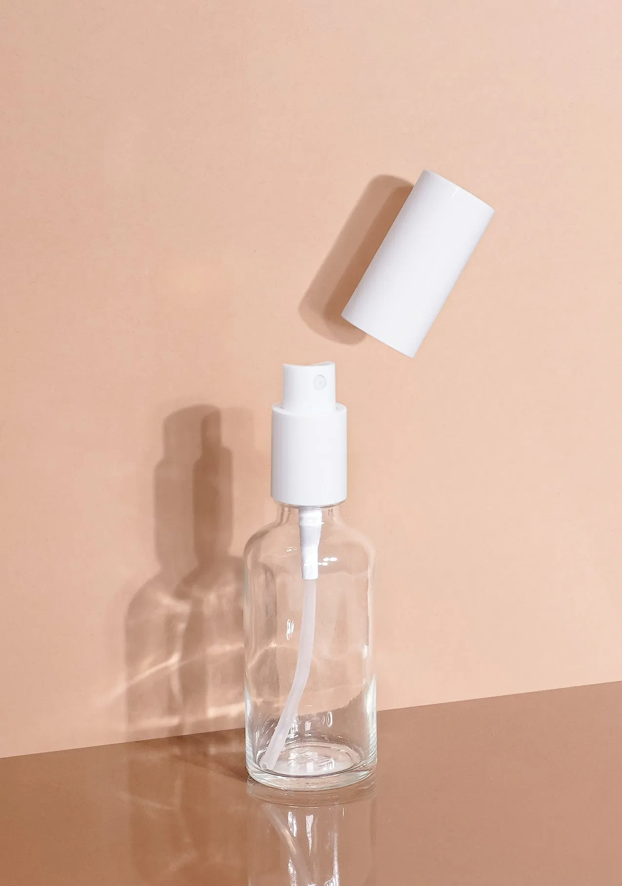 Cole Glass Bottle | Clear | Spray Cap