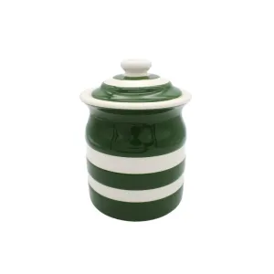 Cornishware Adder Green Plain Storage Jar 30oz