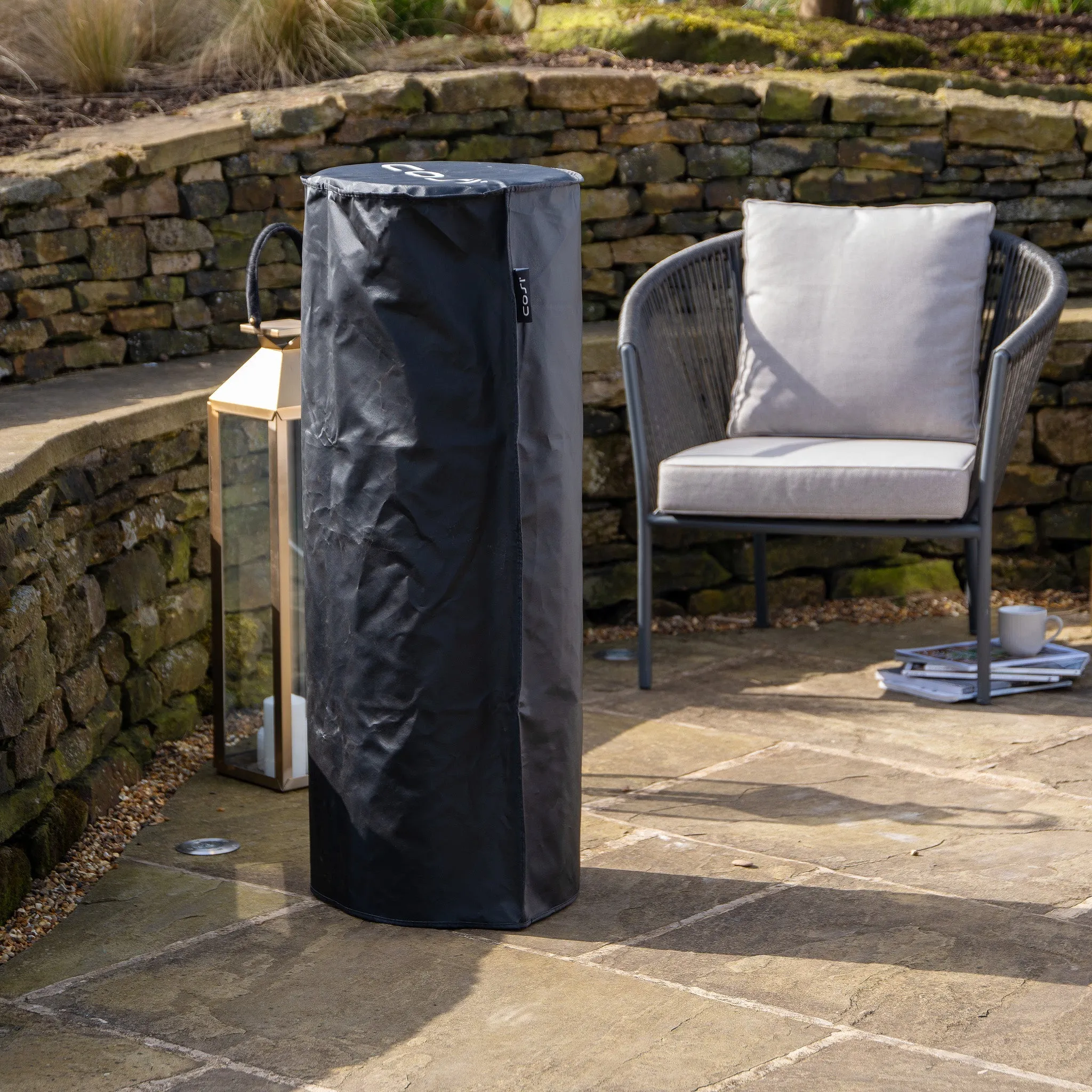 Cosiscoop Pillar Lantern in Black