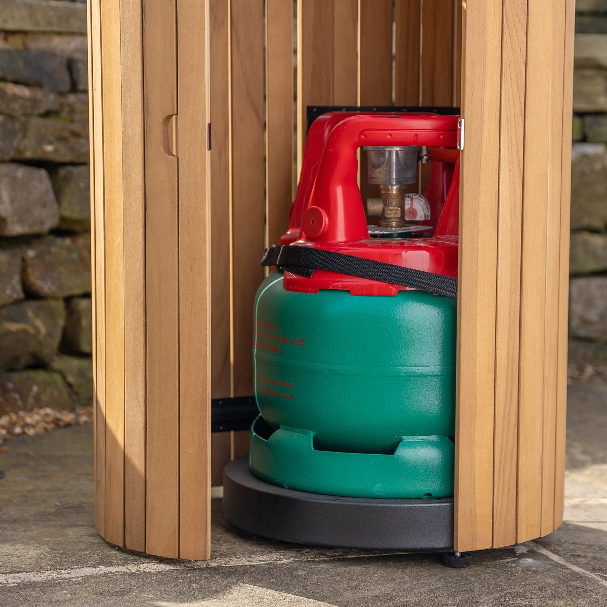 Cosiscoop Pillar Lantern in Teak