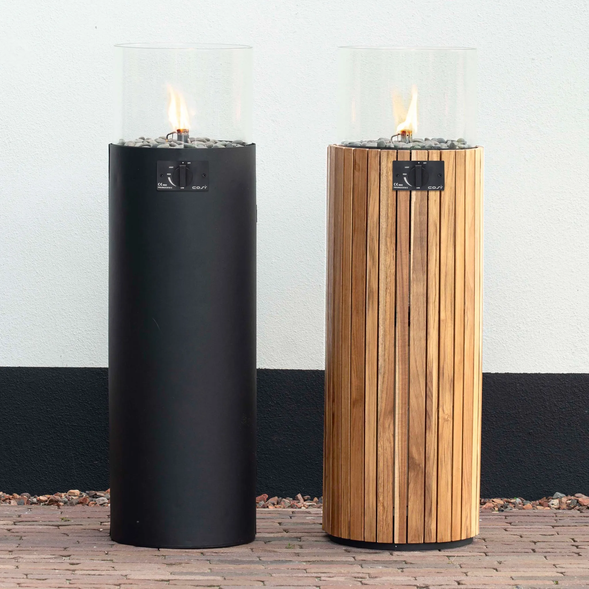 Cosiscoop Pillar Lantern in Teak