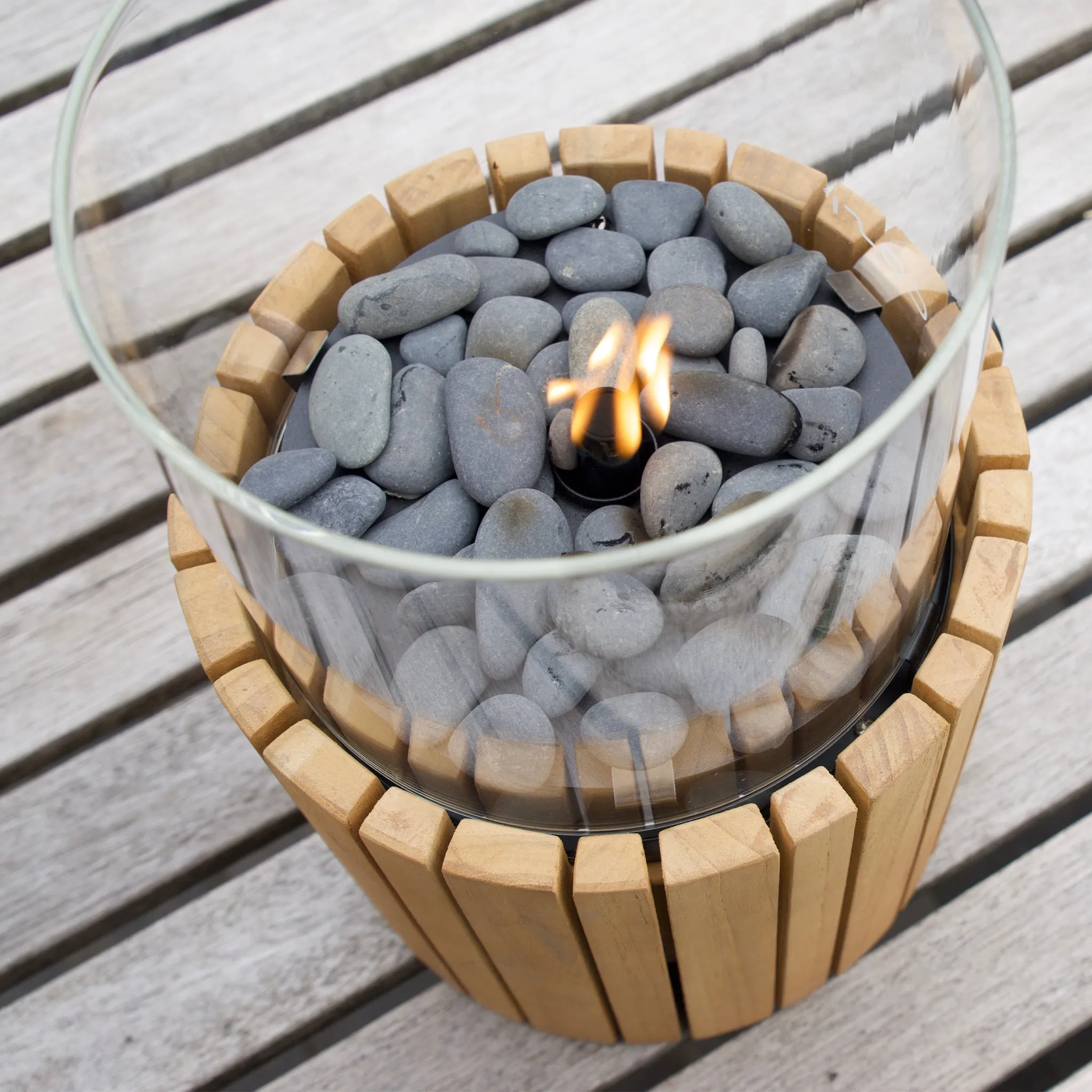 Cosiscoop Timber Round Fire Lantern