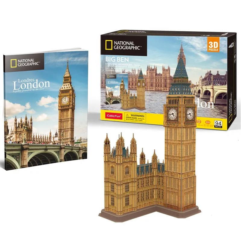 Cubic Fun National Geographic 3D Puzzle Big Ben London