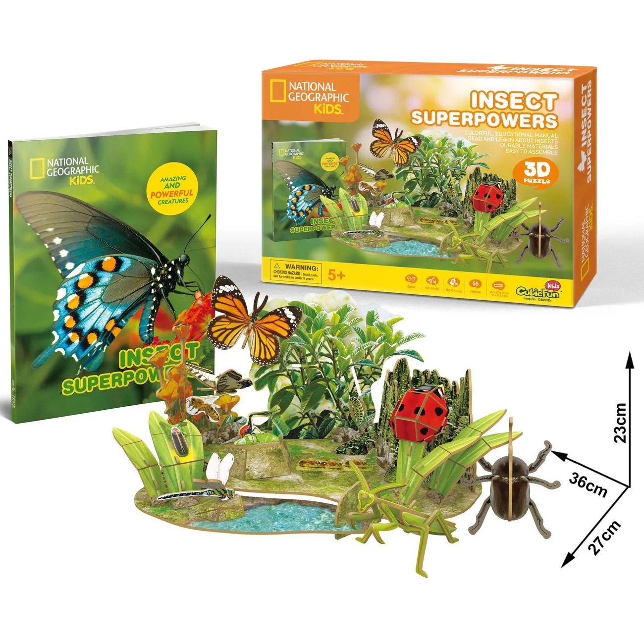 Cubic Fun National Geographic 3D Puzzle Insect Superpowers