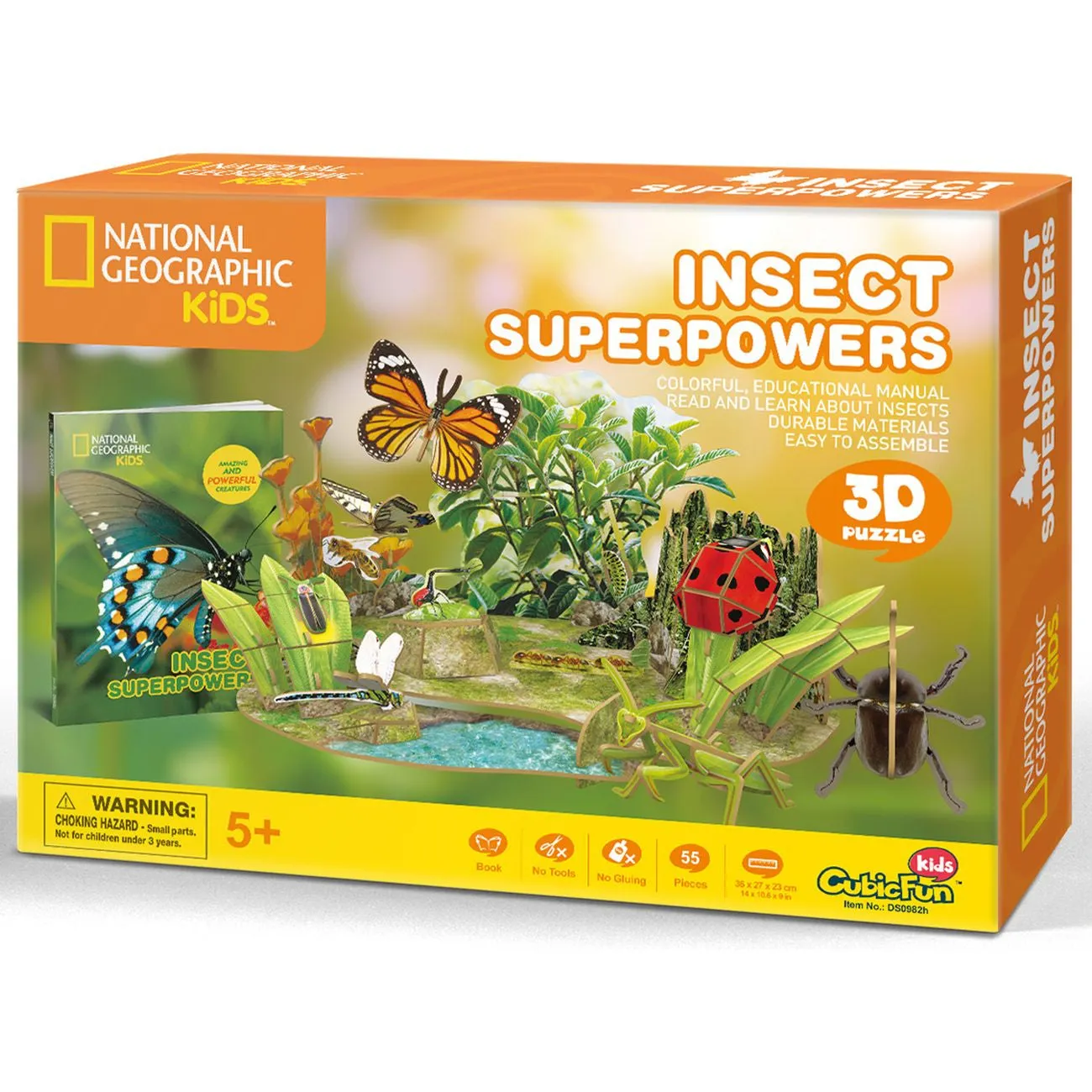 Cubic Fun National Geographic 3D Puzzle Insect Superpowers