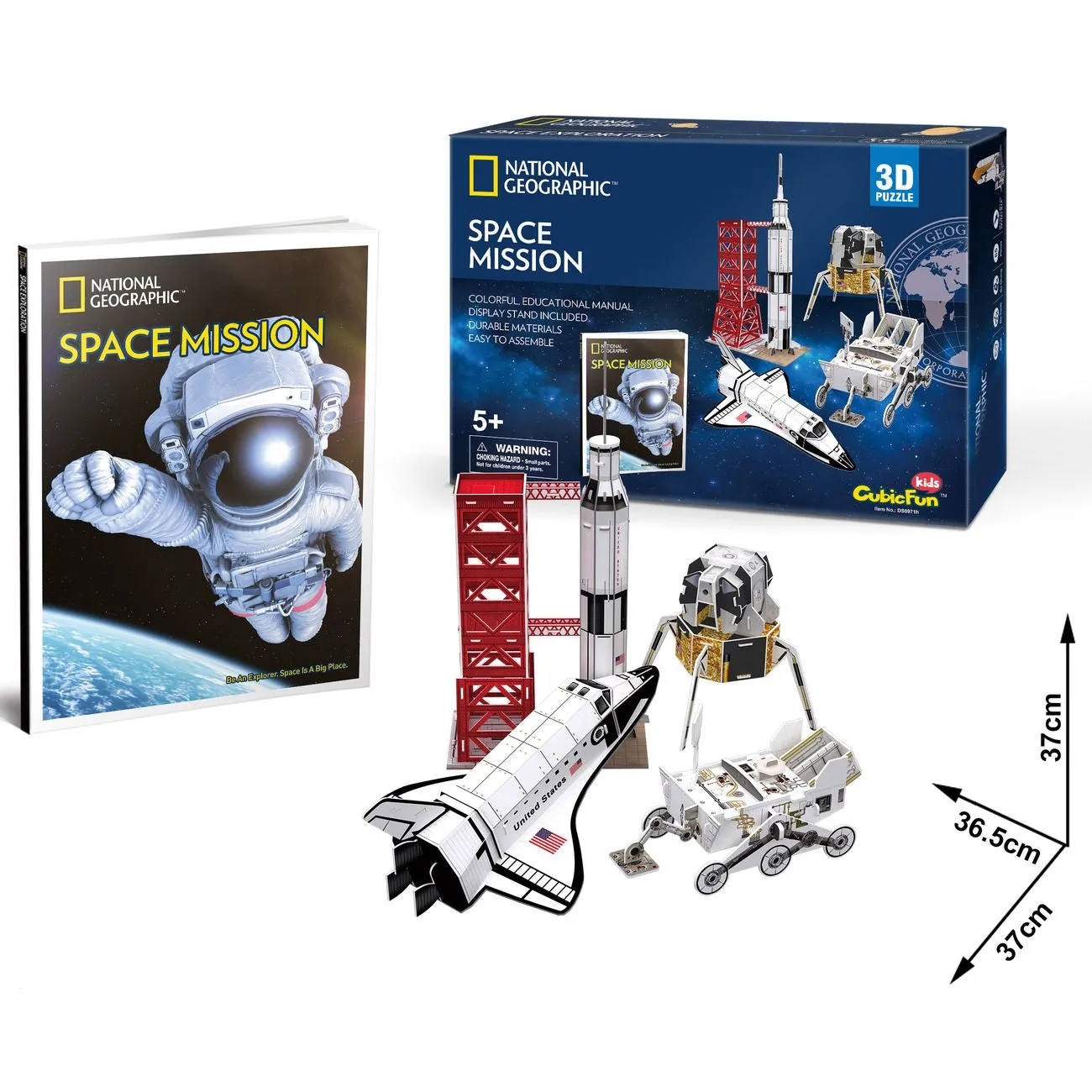 Cubic Fun National Geographic 3D Puzzle Space Mission