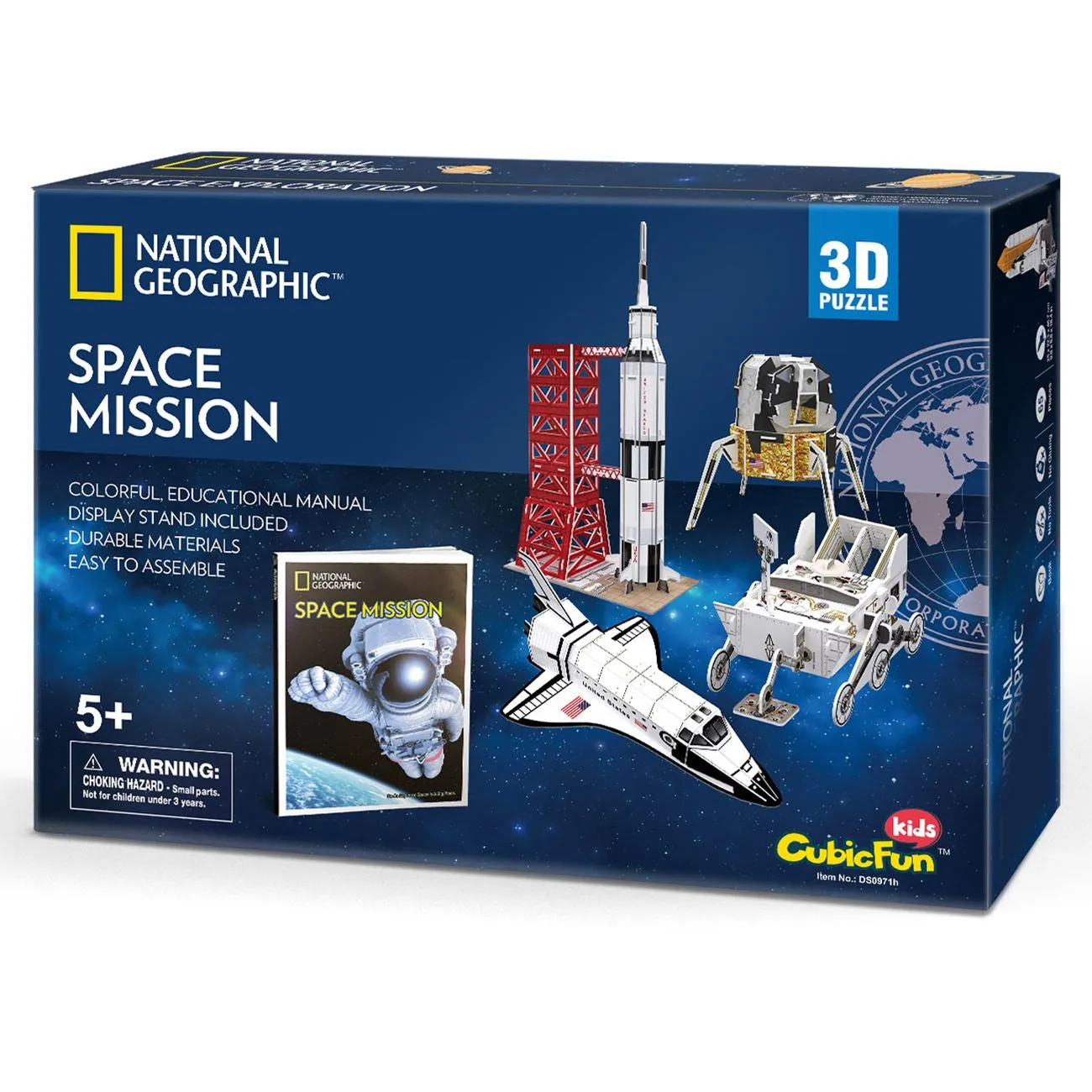 Cubic Fun National Geographic 3D Puzzle Space Mission