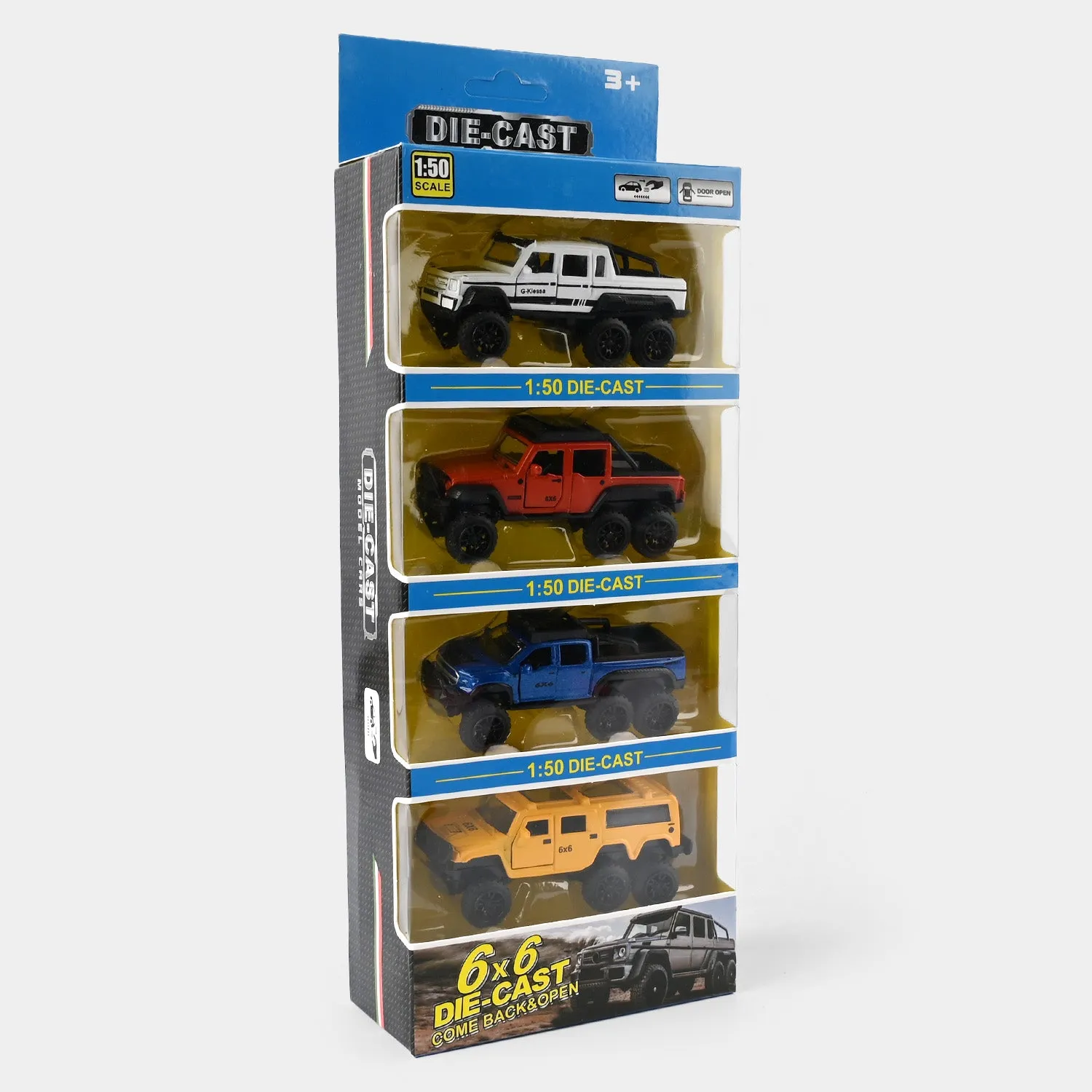 Die Cast Metal Vehicle 4Pcs Set