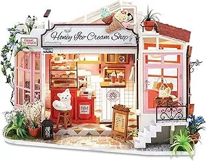 DIY Miniature House Kit: Honey Ice-Cream Shop