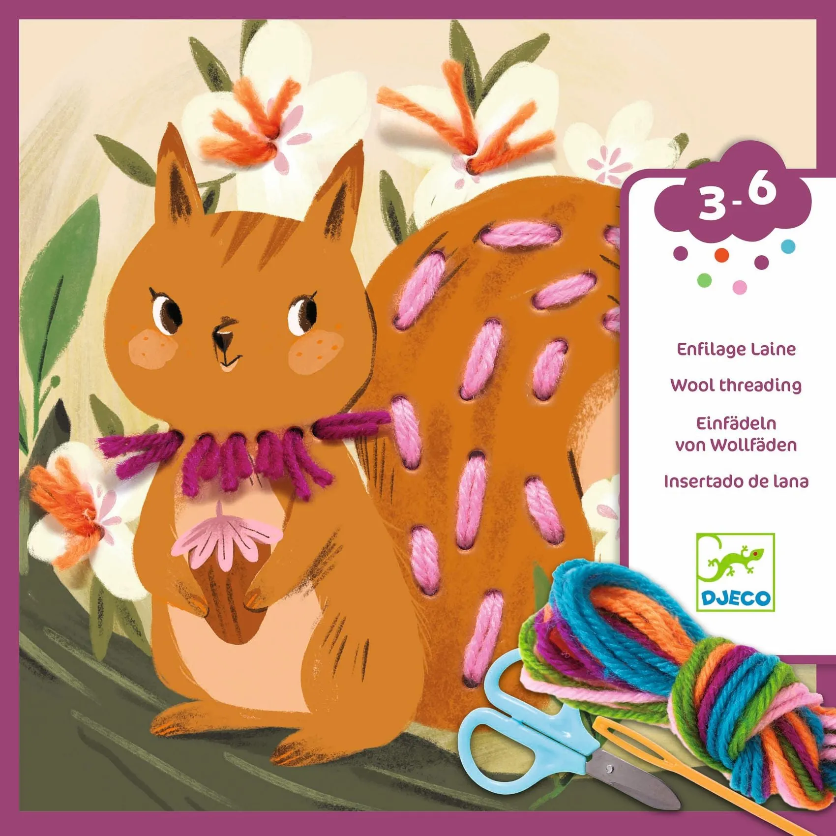 Djeco - Introduction To Embroidery craft kit