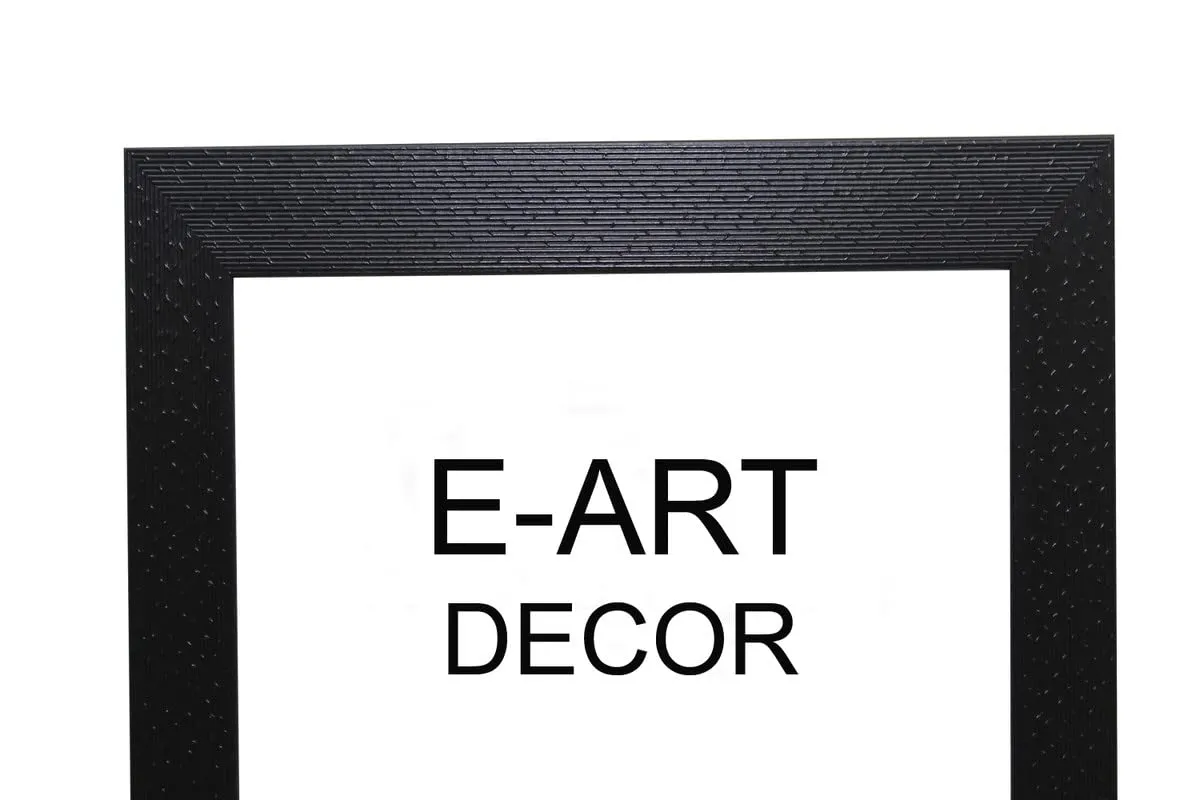 E-Art Wooden Photo Frames Dot Color Table Top/Wall Hanging Black 10x14 inch pack of 2