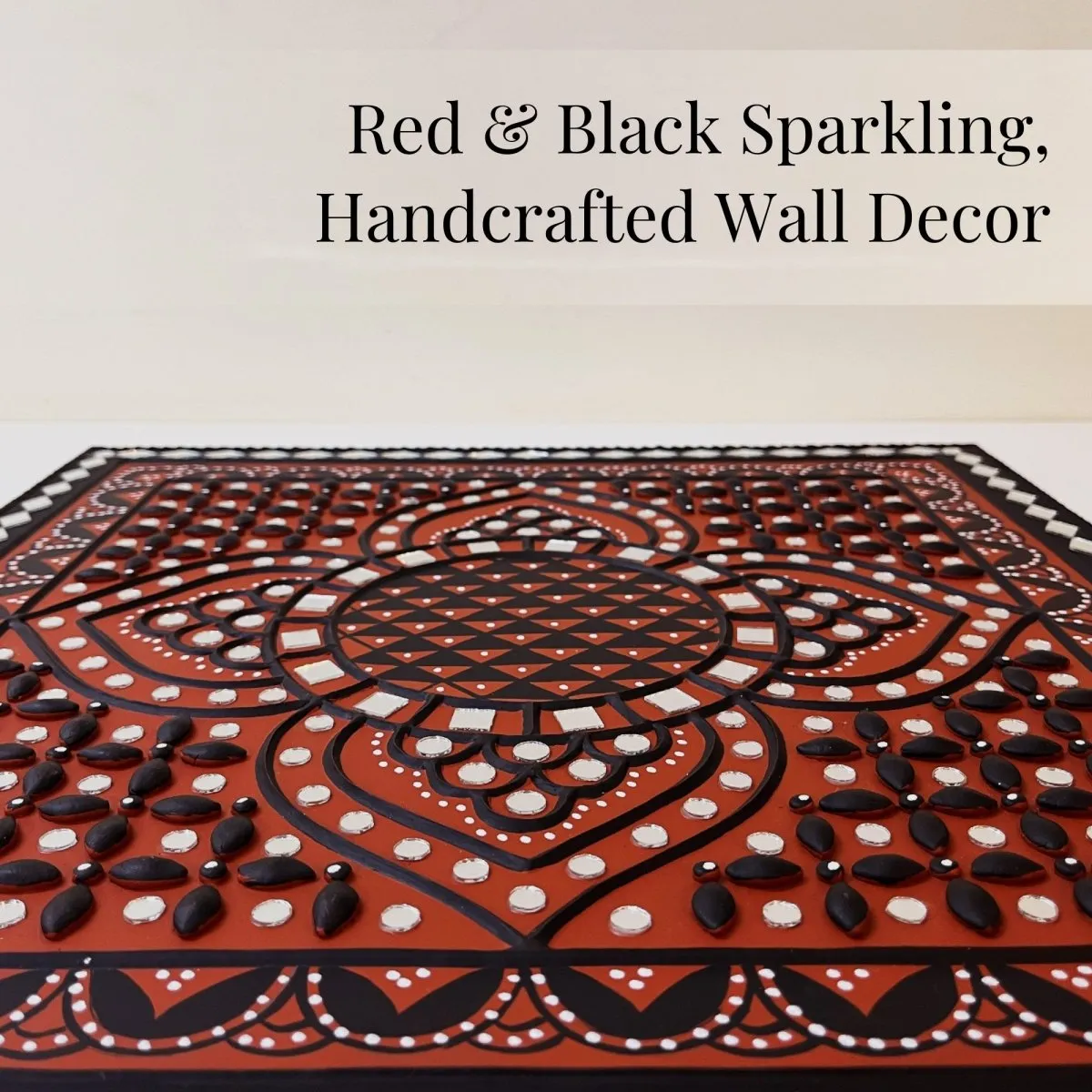 Earthen Sparkle Handmade Mud Art Wall Hanging