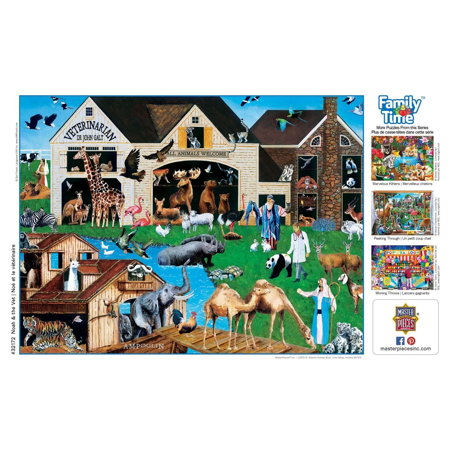 Family Time - Noah & the Vet 400 Piece Jigsaw Puzzle