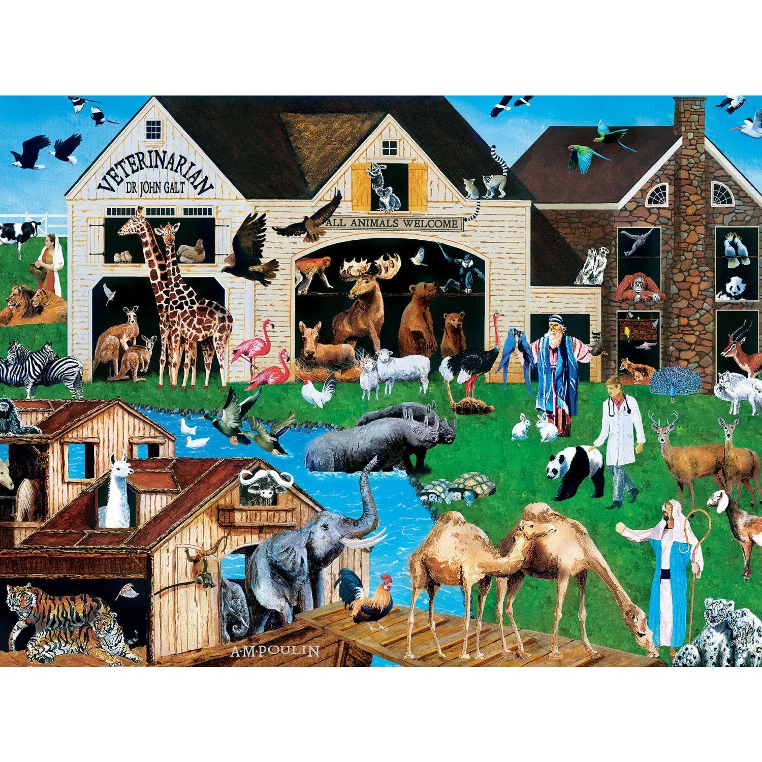 Family Time - Noah & the Vet 400 Piece Jigsaw Puzzle