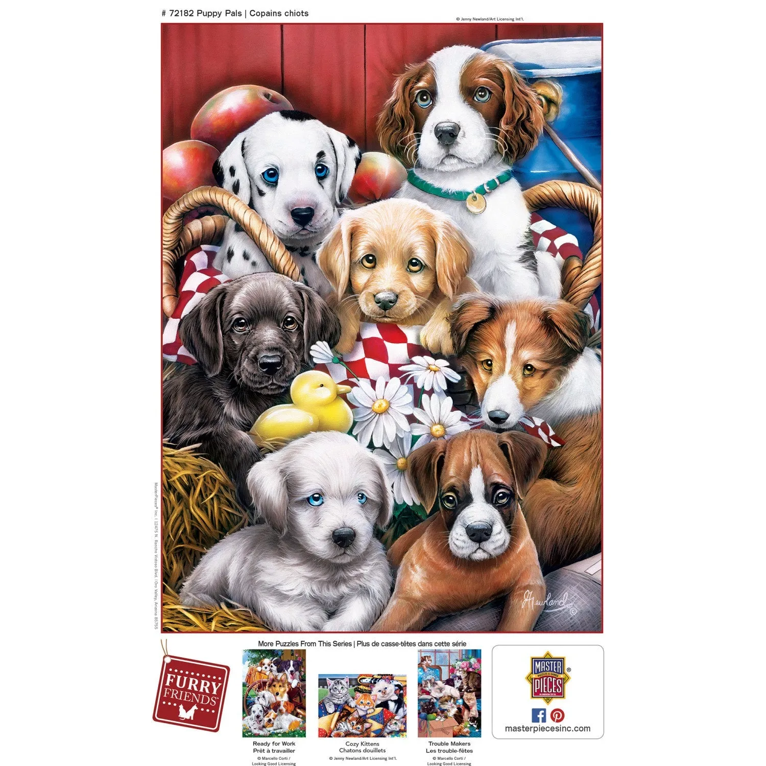 Furry Friends - Puppy Pals 1000 Piece Jigsaw Puzzle