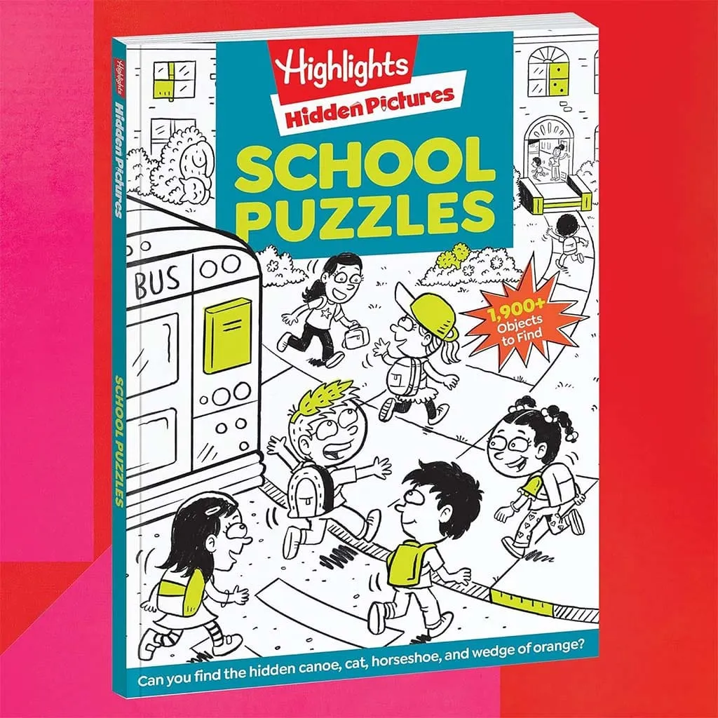 Hidden Pictures School Puzzles