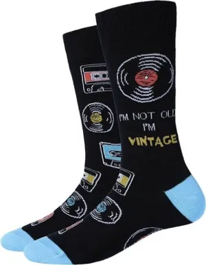 I'm Not Old, I'm Vintage Men's Crew Socks