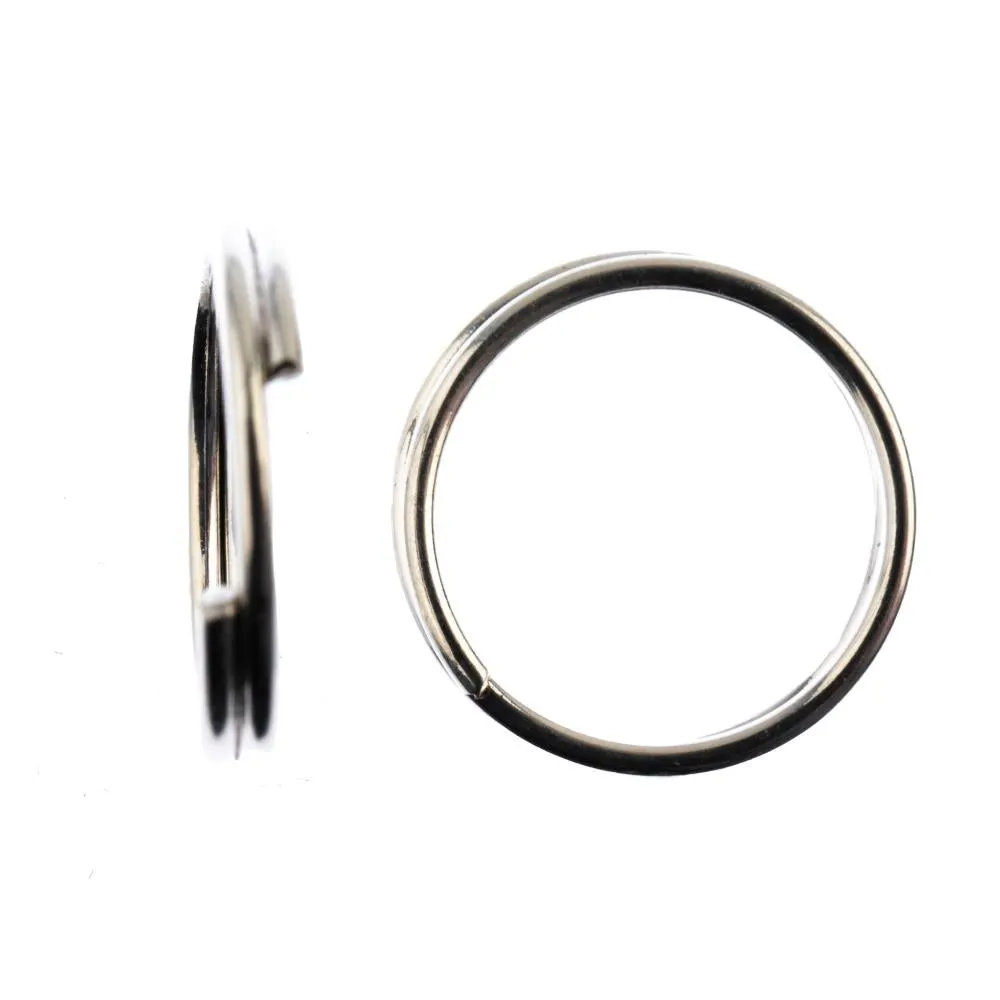 John Bead Split Ring 10mm 100 pack  Silver*