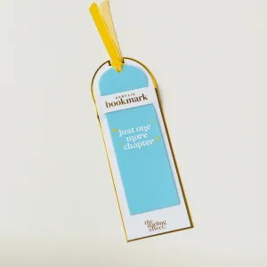 'Just One More Chapter' Acrylic Bookmark