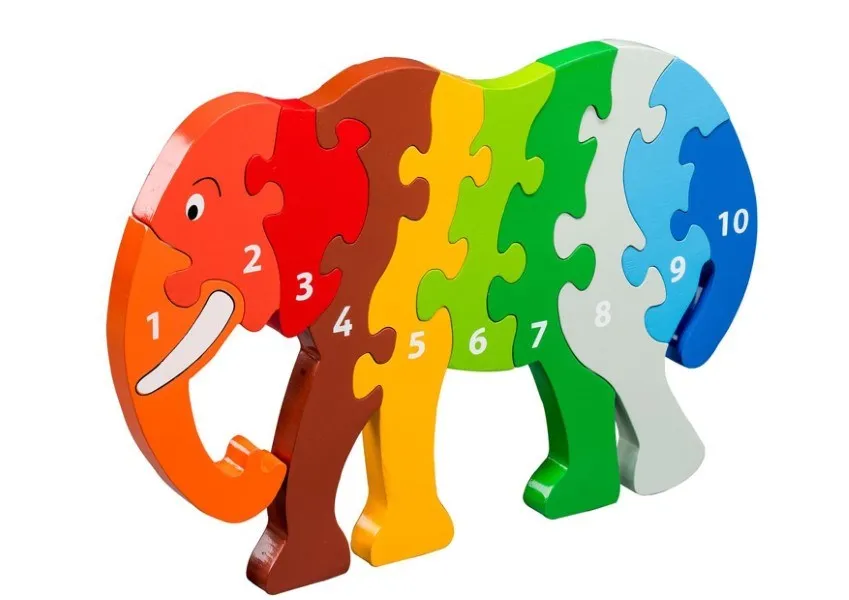 Lanca Kade 1-10 Puzzle - Elephant