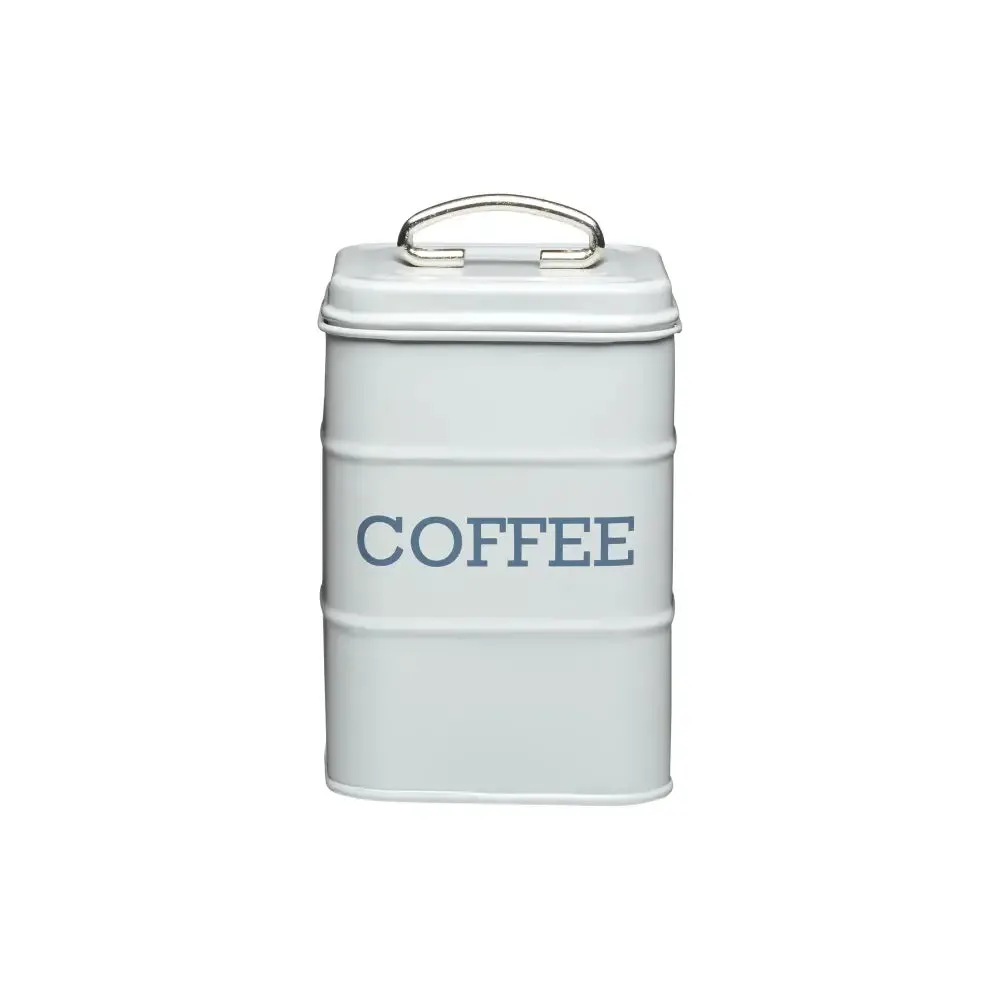 Living Nostalgia French Grey Coffee Tin