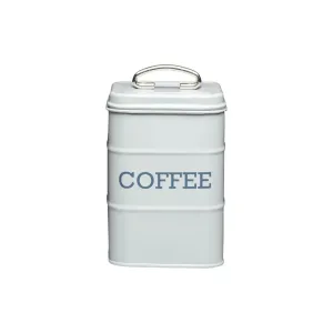 Living Nostalgia French Grey Coffee Tin