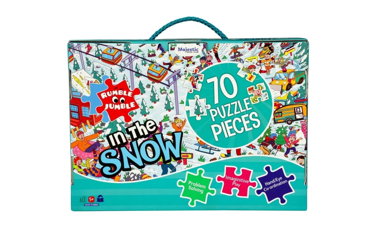 Majestic Book Club In The Snow Fun and Educational Floor Puzzle