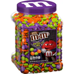 M&M's Milk Chocolate Ghoul's Mix Candy Jar - 62 Oz