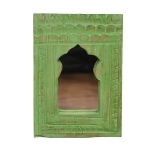 Manju Art Creations Enhance Your Living Space with Exquisite Wall Décor and Bedroom Mirrors for Stylish Home Decoration & Antique Gifts (Distressed Green)