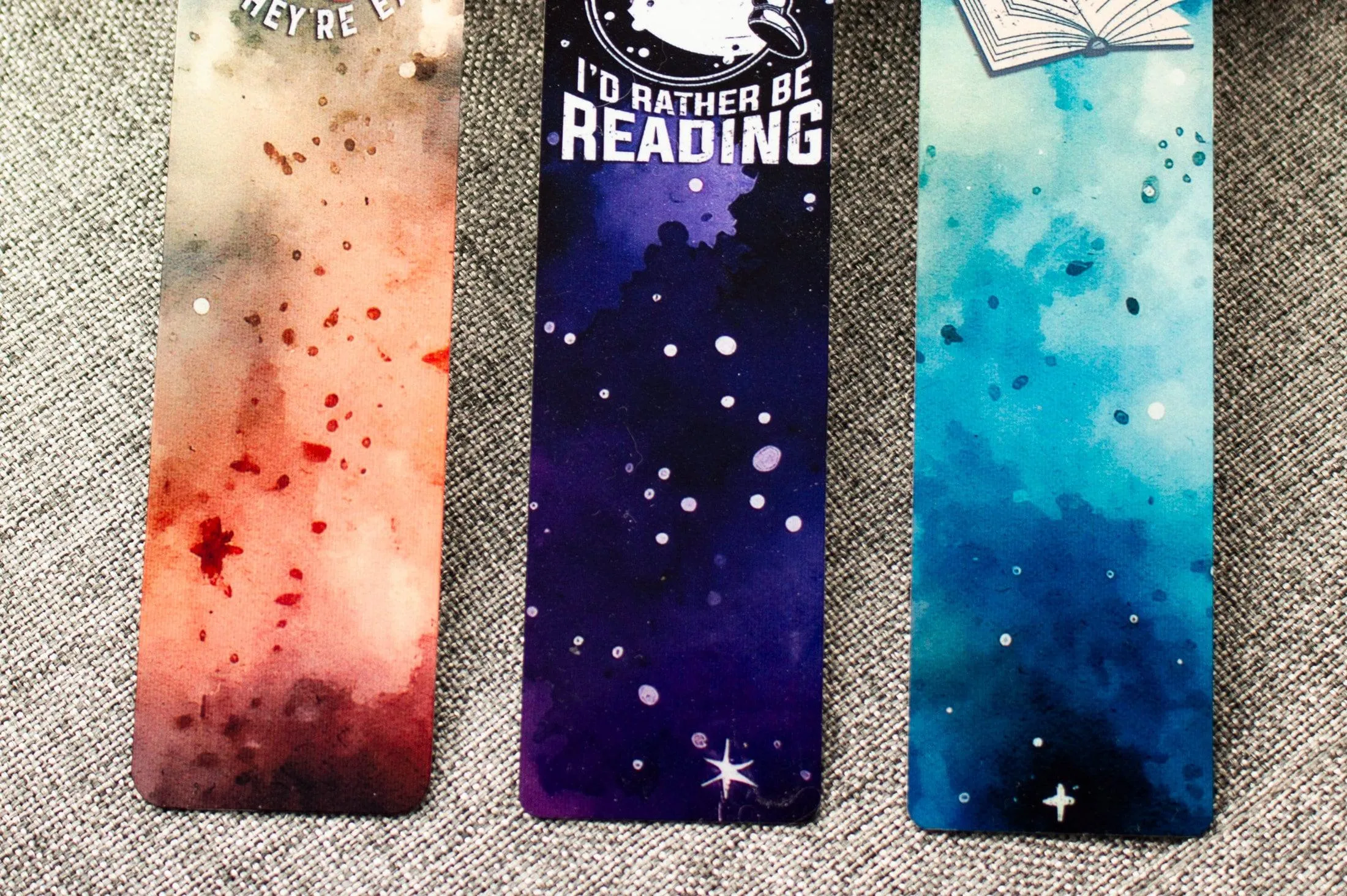 Metal Bookmark Set for Kids , Set of 3 Handmade Book Marks