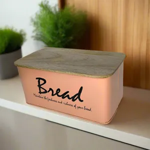 Metal Box Container For Easy Storage Of Bread, Cakes, Sandwiches Rust Resistant Countertop Organizer By MA