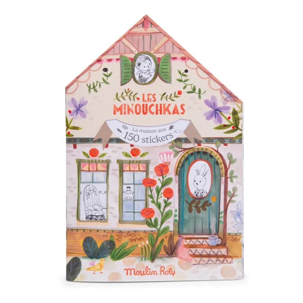 Moulin Roty - Les Minouchkas colouring & sticker book