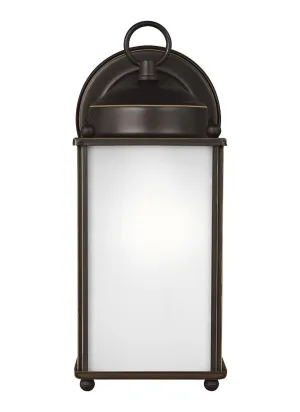 New Castle Collection - Large One Light Outdoor Wall Lantern | Finish: Antique Bronze - 8593001-71